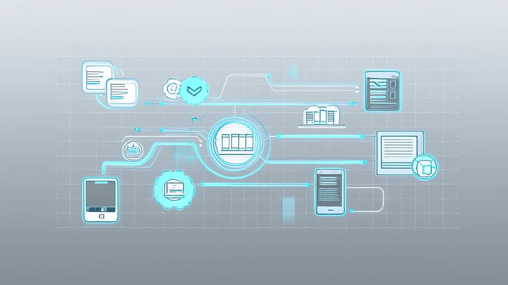 一张专业的商业信息图表，展示核心策略的实施流程，包含3-5个步骤节点，使用现代扁平化设计风格，蓝色系配色，图表清晰展示从问题识别到方案落地的完整路径，配以简洁的图标和数据标注，适合企业级文章使用