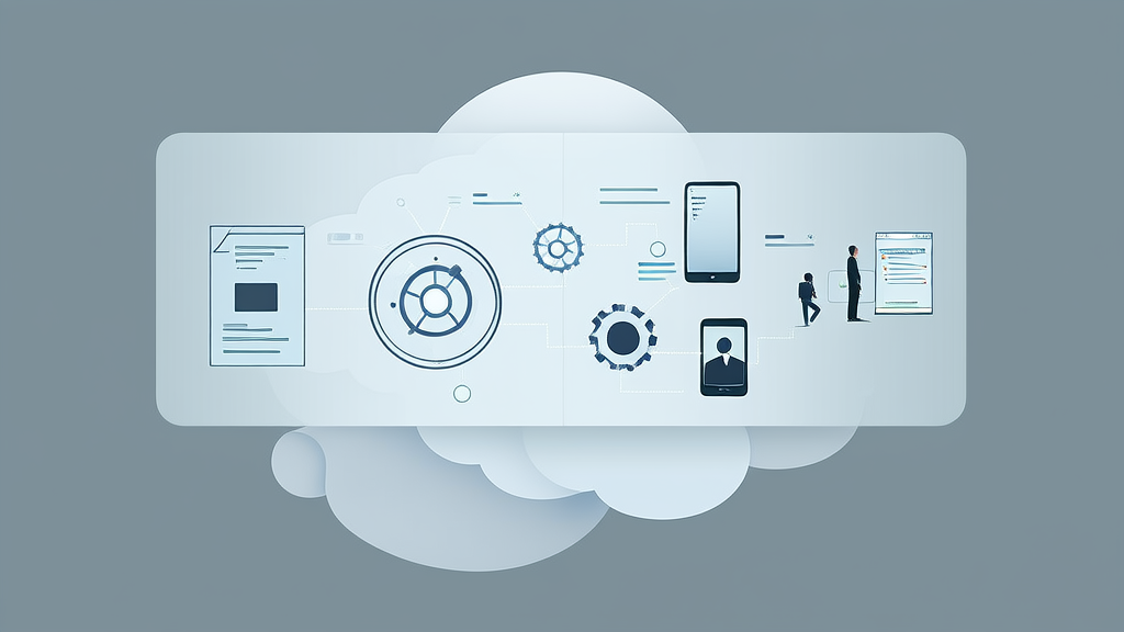 一张专业的商业信息图表,展示核心策略的实施流程,包含3-5个步骤节点,使用现代扁平化设计风格,蓝色系配色,图表清晰展示从问题识别到方案落地的完整路径,配以简洁的图标和数据标注,适合企业级文章使用