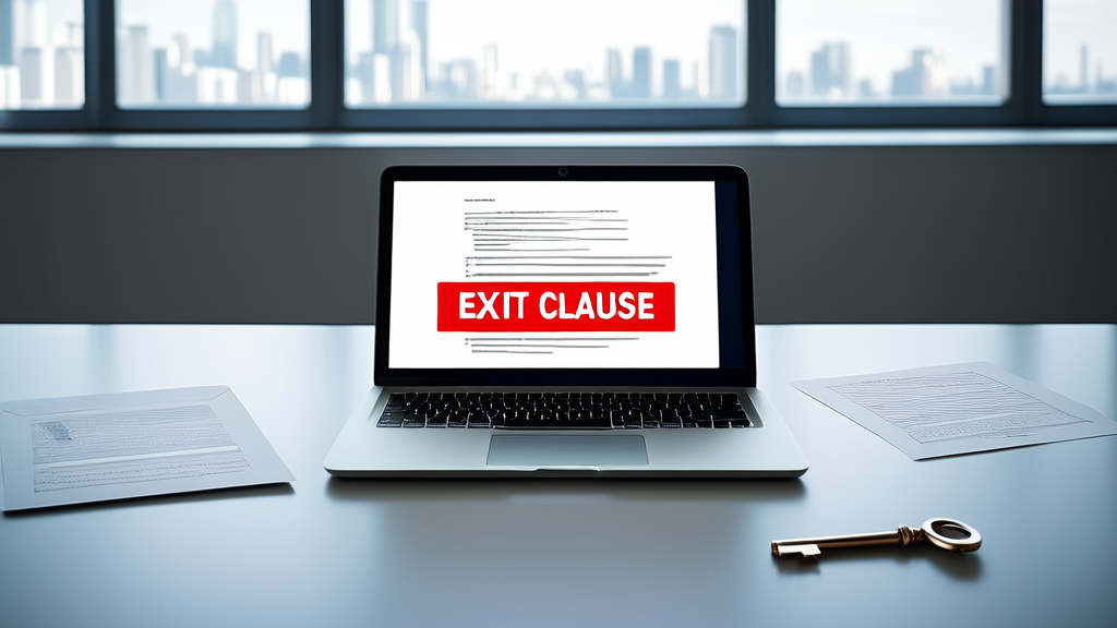 合同条款红线预警！中小企业软件选型中90%创始人忽略的退出机制设计